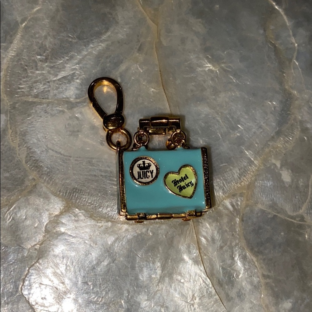 Juicy couture luggage charm